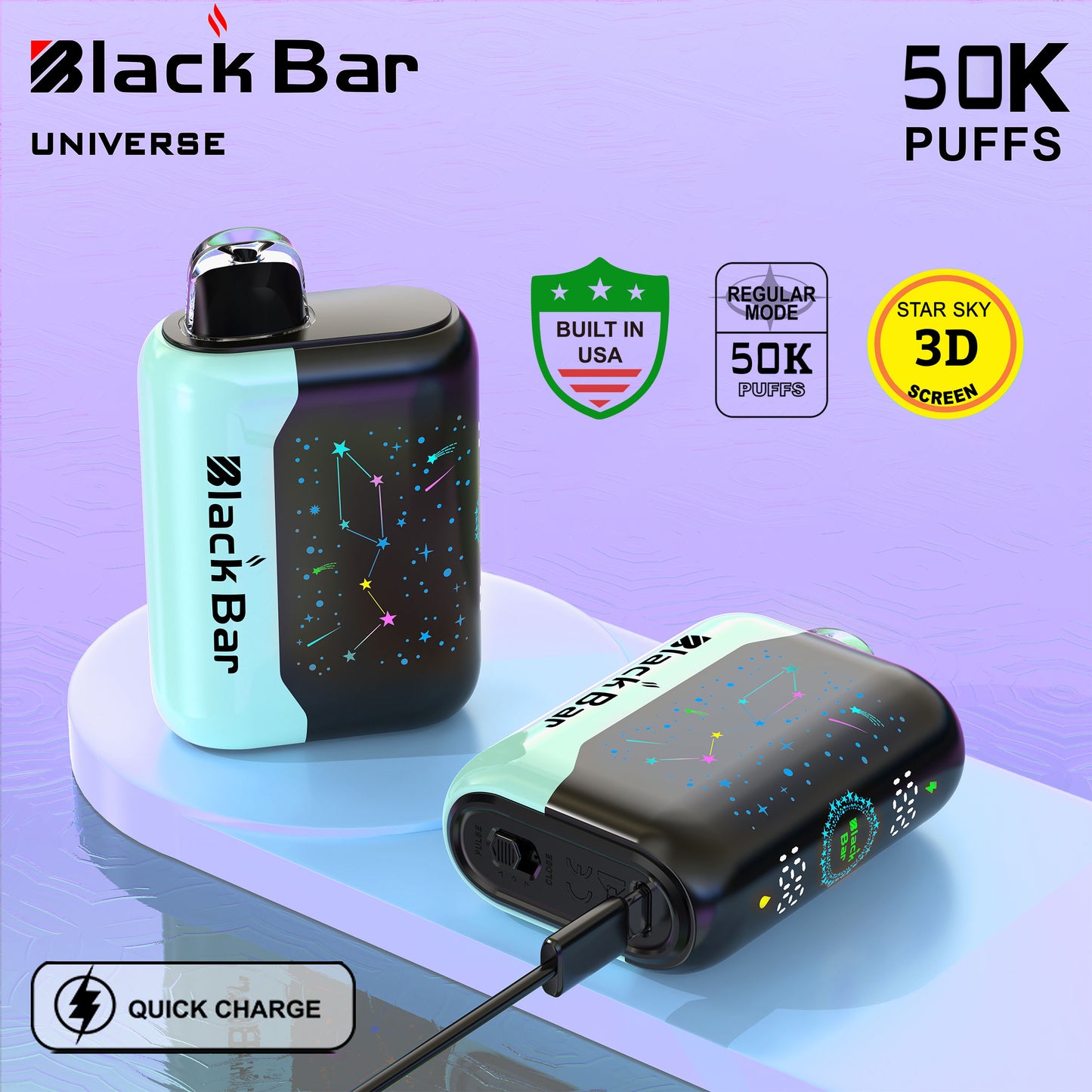 Black bar G60 50000 PUFFS Nixodine