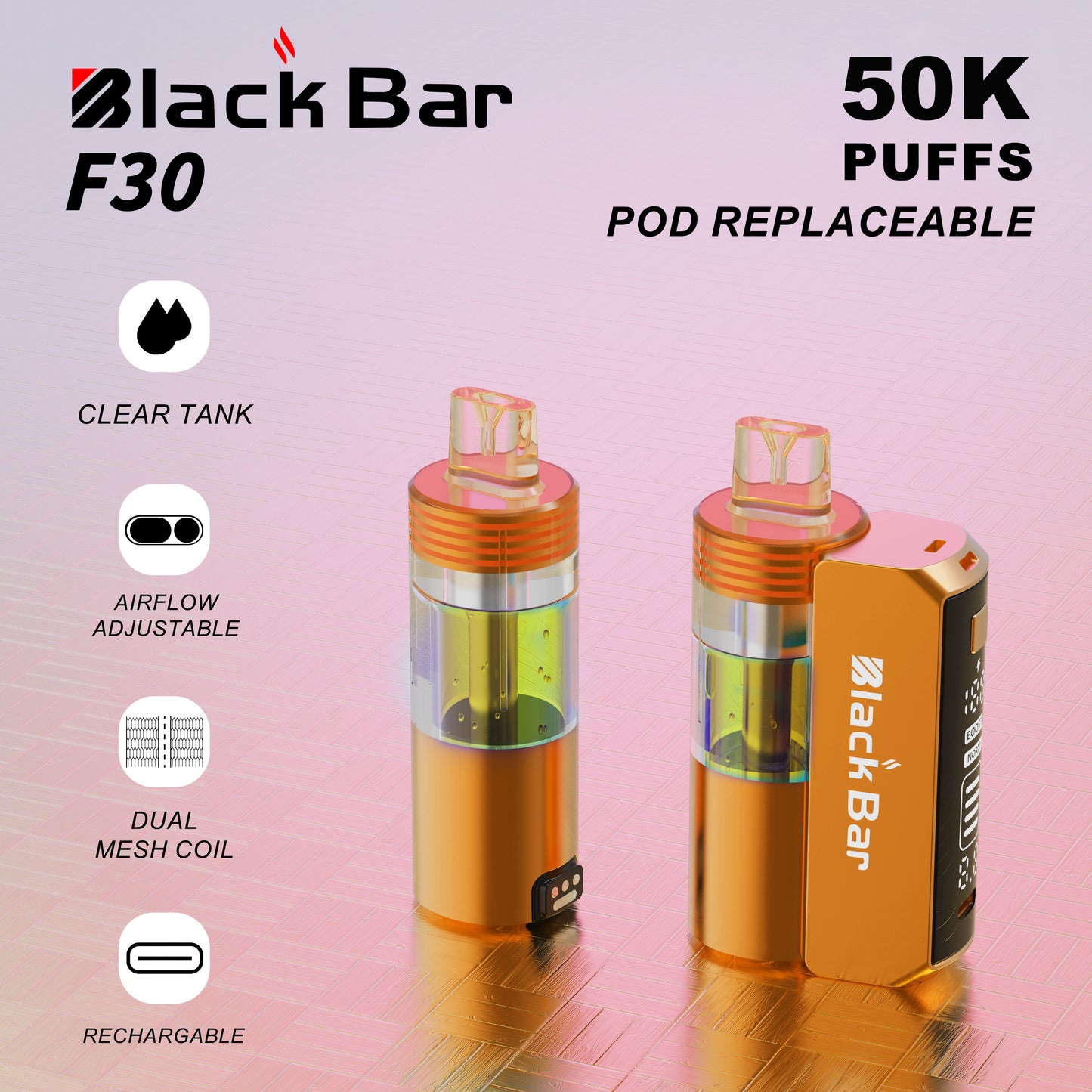 F30  50K PUFFS