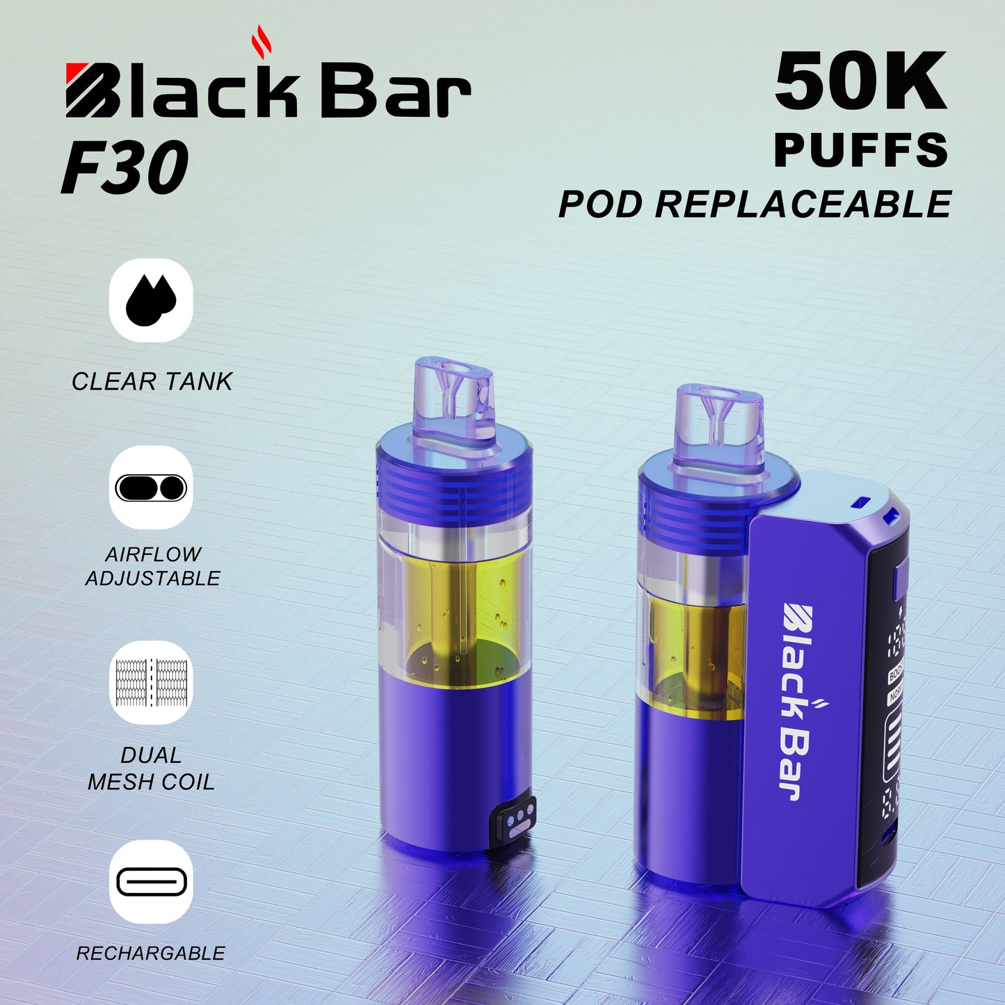 F30  50K PUFFS